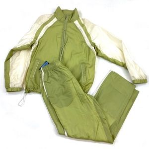 AVOCADO AND IVORY Duo Tone Jogger Set